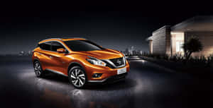 Sleek Nissan Murano On Scenic Road Wallpaper