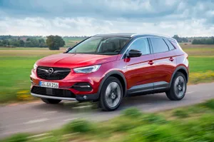 Sleek Opel Grandland X On The Road Wallpaper