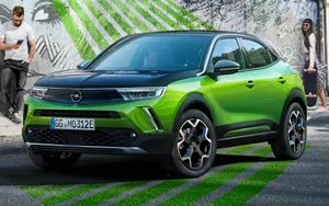 Sleek Opel Mokka On The Road Wallpaper