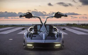 Sleek Pagani Huayra Roadster Bc In High Definition Wallpaper