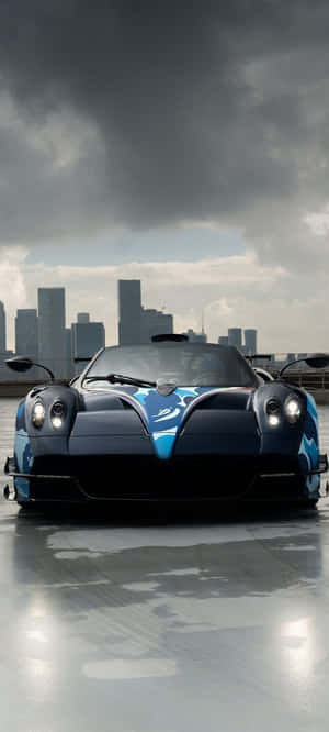 Sleek Pagani Huayra Roadster Bc In Motion Wallpaper