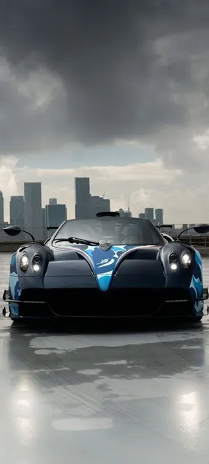 Sleek Pagani Huayra Roadster Bc In Motion Wallpaper