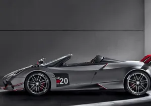 Sleek Pagani Huayra Roadster Bc Taking Over The Road Wallpaper