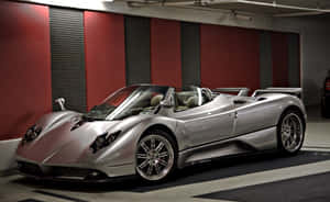 Sleek Pagani Zonda C12 Roadster Showcasing Its Elegant Design Wallpaper