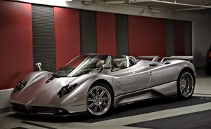 Sleek Pagani Zonda C12 Roadster Showcasing Its Elegant Design Wallpaper