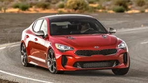 Sleek Performance-driven Kia Stinger Wallpaper
