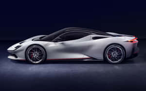 Sleek Pininfarina Concept Car In An Open Road Wallpaper