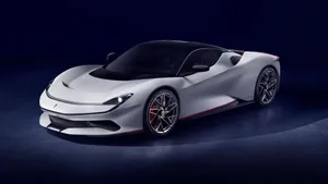 Sleek Pininfarina Concept Car In Elegance Wallpaper