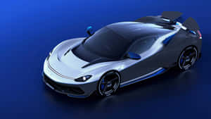 Sleek Pininfarina Concept Car On The Road Wallpaper