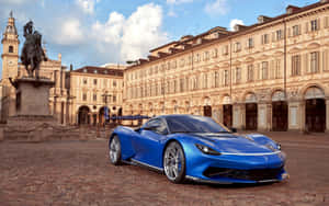 Sleek Pininfarina Concept Vehicle In Motion Wallpaper