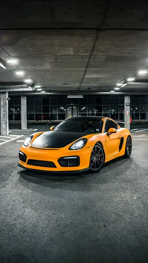 Sleek Porsche Sports Car On A Stunning Iphone Wallpaper. Wallpaper