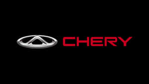 Sleek Red Chery Car In A Studio Setting Wallpaper