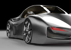 Sleek Red Sports Car In Action Wallpaper