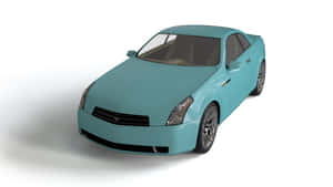 Sleek Red Sports Car On Display In Showroom Wallpaper