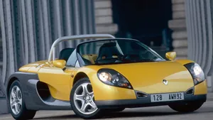 Sleek Renault Sport Spider On Display Wallpaper