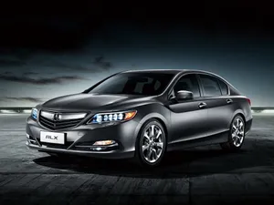 Sleek Silver Acura Rlx Luxury Sedan Wallpaper