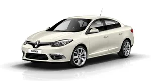 Sleek Silver Renault Fluence In Action Wallpaper