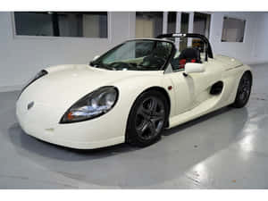 Sleek Silver Renault Sport Spider Wallpaper