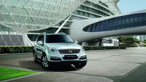 Sleek Ssangyong Suv In Stunning Landscape Wallpaper