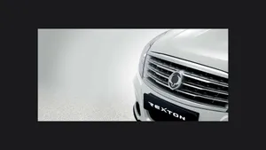 Sleek Ssangyong Suv On Display Wallpaper