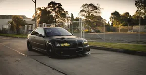 Sleek Tuned Sports Car Showcased In Style Wallpaper