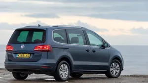 Sleek Volkswagen Sharan In Dynamic Stance Wallpaper