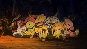 Sleeping Digimon Forest Nap.jpg Wallpaper