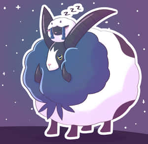 Sleeping Wooloo And Dubwool Wallpaper