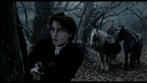 Sleepy Hallow Cautious Ichabod Crane Wallpaper