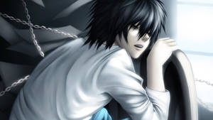 Sleepy L Lawliet From Death Note Wallpaper