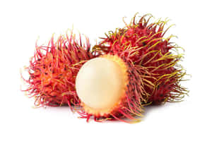 Slice Of Pulasan Fruits Wallpaper