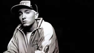 Slim Shady Black And White Wallpaper