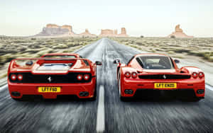 Slip Behind The Wheel Of The Gtb And Feel The Power Of A True Ferrari Wallpaper