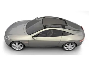 Sliver Renault Fluence In Urban Setting Wallpaper