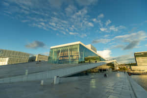 Slope Of The Oslo Opera House Wallpaper