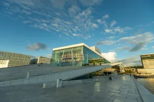 Slope Of The Oslo Opera House Wallpaper