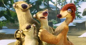 Sloth Family From Ice Age Continental Drift Wallpaper