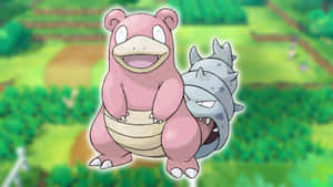 Slowbro Cutout Wallpaper