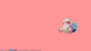 Slowbro, The Relaxed Water-psychic Pokémon Wallpaper