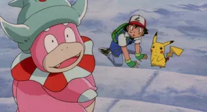 Slowbro With Ash Wallpaper