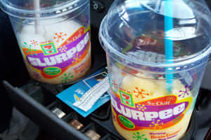 Slurpee Cupsin Car Cupholder Wallpaper