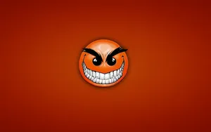 Sly Face Emoji Wallpaper