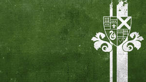 Slytherin Aesthetic Green Concrete Wall Wallpaper