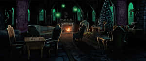 Slytherin Common Room Harry Potter Wallpaper