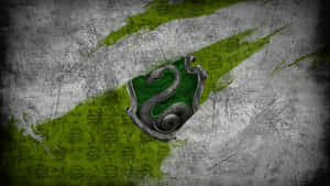 Slytherin_ Crest_ Artistic_ Background Wallpaper