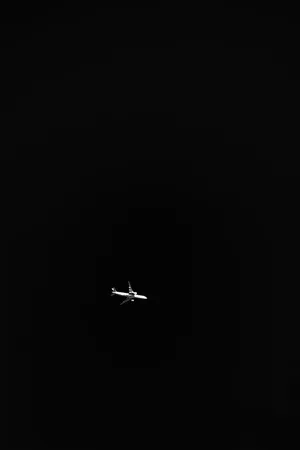 Small Airplane Minimalist Wallpaper