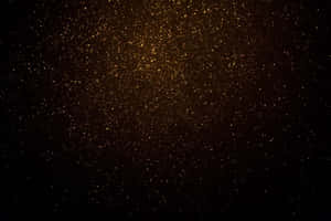 Small Particles Black And Gold Glitter Wallpaper