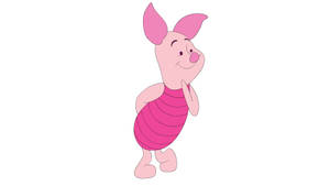 Small Pink Piglet Wallpaper