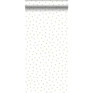 Small Polka Dots Strip Wallpaper