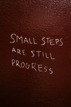 Small Steps Are Progress Motivational Quote Wallpaper